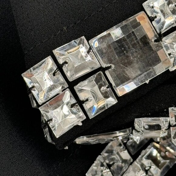 Steve Madden Black Sheer Scarf  Womens Accessory 70 X 20 new $48 - Picture 8 of 9